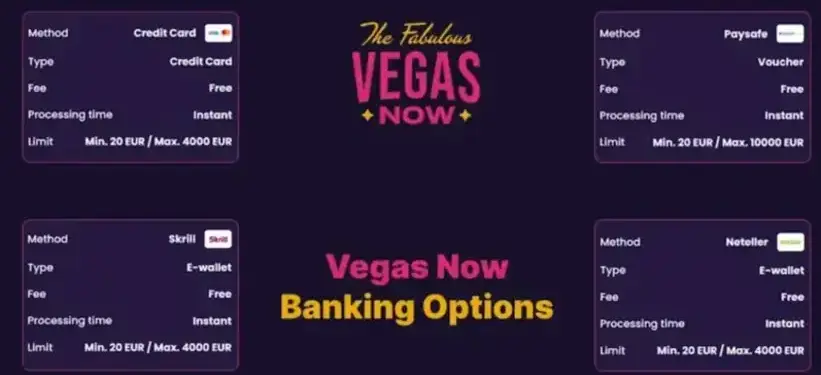 Vegasnow Casino Canada - Account Conditions Defined by rules and limits